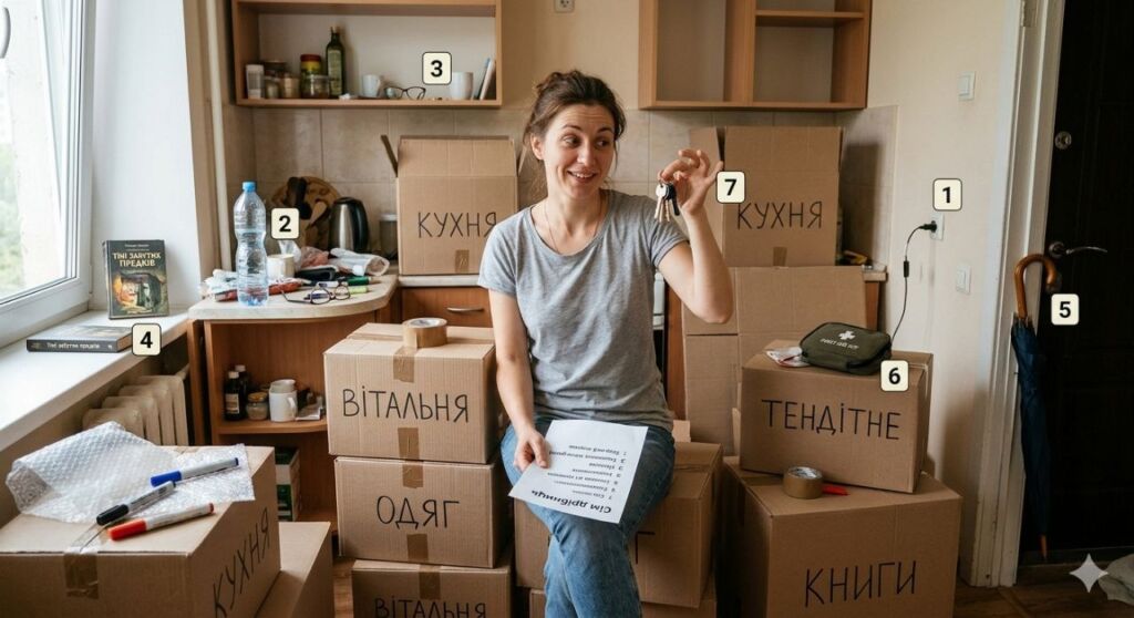 7 дрібниць, про які всі забувають під час переїзду (і як вони псують вам перший вечір)