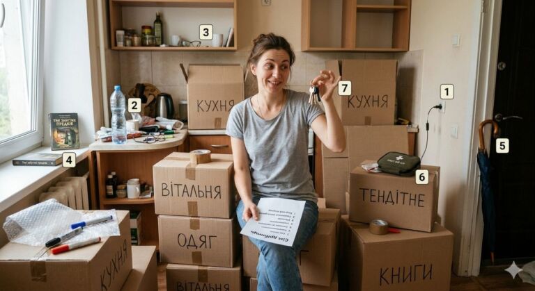 7 дрібниць, про які всі забувають під час переїзду (і як вони псують вам перший вечір)